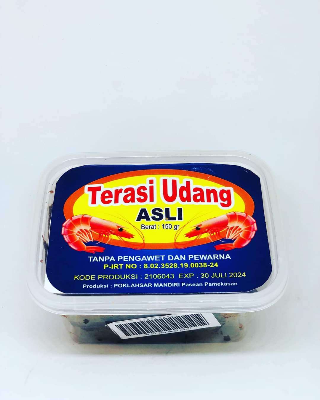 Terasi Udang pack  ( berat 350 gram)